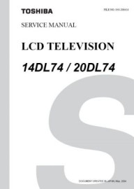 14DL74 Service Manual