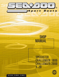 2002 SeaDoo Speedster Service Manual