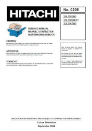 32LD6200 Service Manual