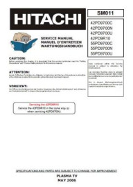 42PD9700U Service Manual