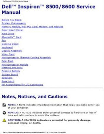 Inspiron 8600 Service Manual