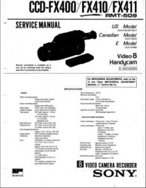 CCD-FX411 Series Service Manual