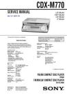 CDX-M770 Service Manual