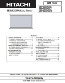 CMP5000WXJ Service Manual