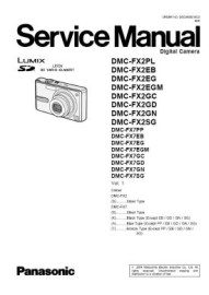 Lumix DMC-FX7 Service Manual