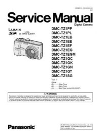 Lumix DMC-TZ1 Service Manual