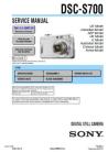 Cybershot DSC-S700 Service Manual