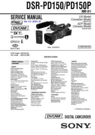 DSR-PD150 Service Manual