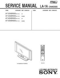 KF-50XBR800 Service Manual