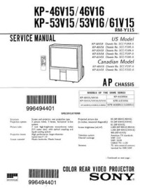 KP-46V16 Service Manual