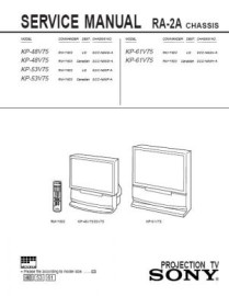 KP-53V75 Service Manual