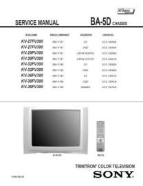 KV-27FV300 Service Manual