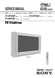 KV-28FX68E Service Manual