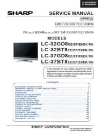 LC-37GD8 Series Service Manual