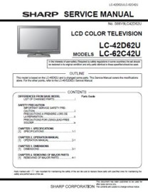 LC-62C42U Series Service Manual