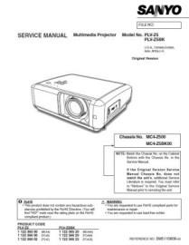 PLV-Z5 Service Manual