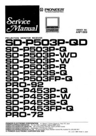 SD-P453P-W Service Manual