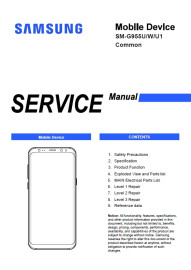 Samsung Galaxy S8+ (SM-G955U/W/U1) Service Manual