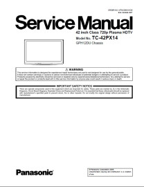 TC-42PX14 Service Manual