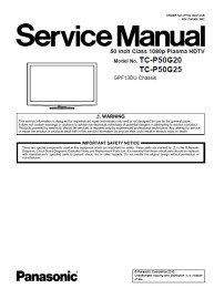 TC-P50G20 Service Manual