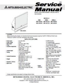 WD-52525 Service Manual