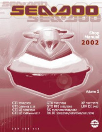 2002 SeaDoo RX DI Service Manual